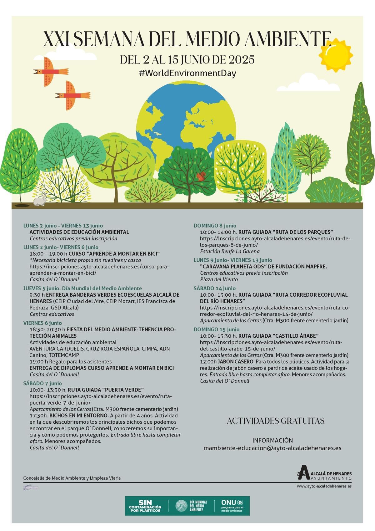 Cartel semana del medio ambiente 2025