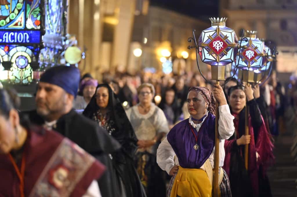 El Rosario de Cristal, uno de los momentos más emocionantes de las Fiestas del Pilar