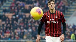 02 February 2020, Italy, Milan: AC Milan’s Daniel Maldini in action during the Italian Serie A soccer match between AC Milan and Hellas Verona at San Siro Stadium. Photo: -/Spada/Lapresse via ZUMA Press/dpa