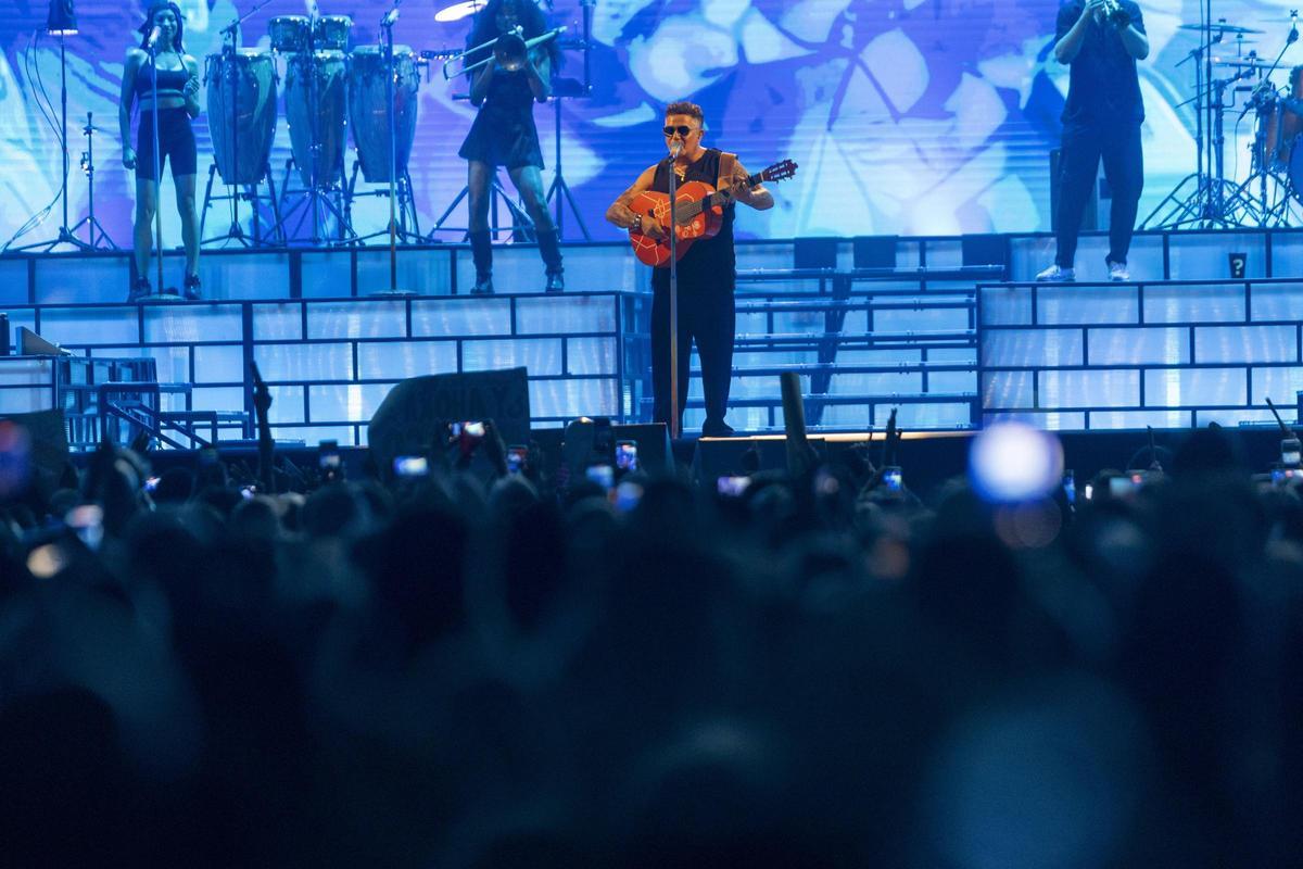 El concierto de Alejandro Sanz en Palma, en imágenes