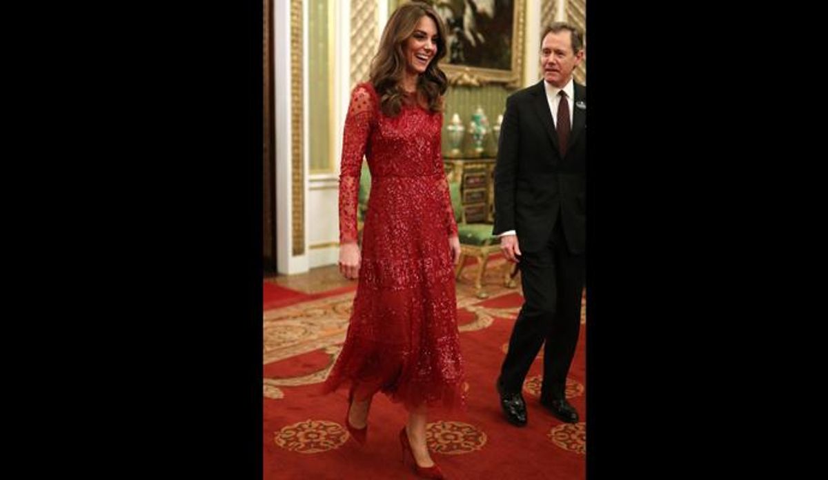 El vestido rojo de Kate Middleton que querrás tener