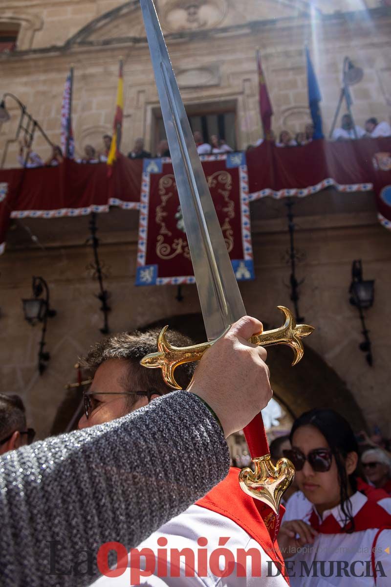 Moros y Cristianos en la mañana del dos de mayo en Caravaca