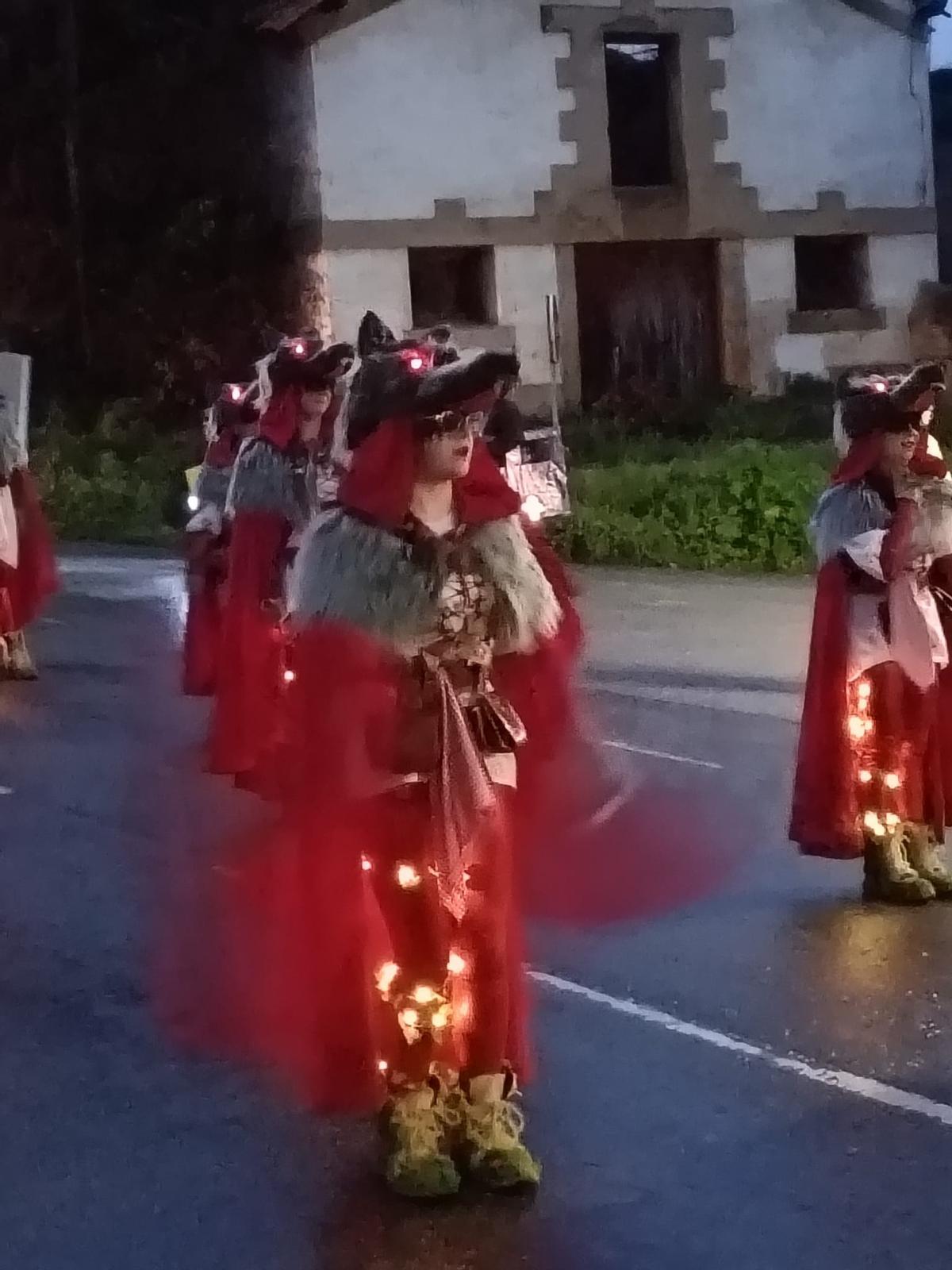 Fiesta del Antroxu en Llastres