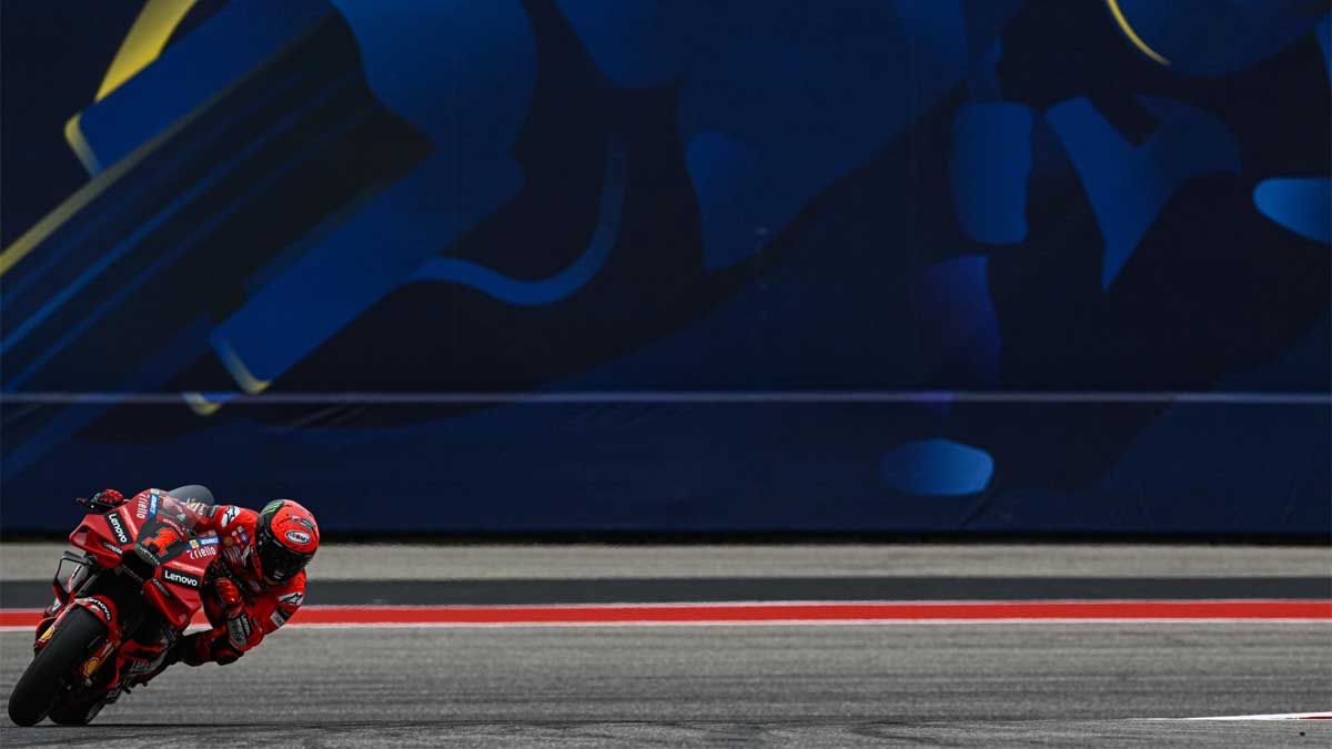 Bagnaia (Ducati), autor de la pole en el COTA de Austin