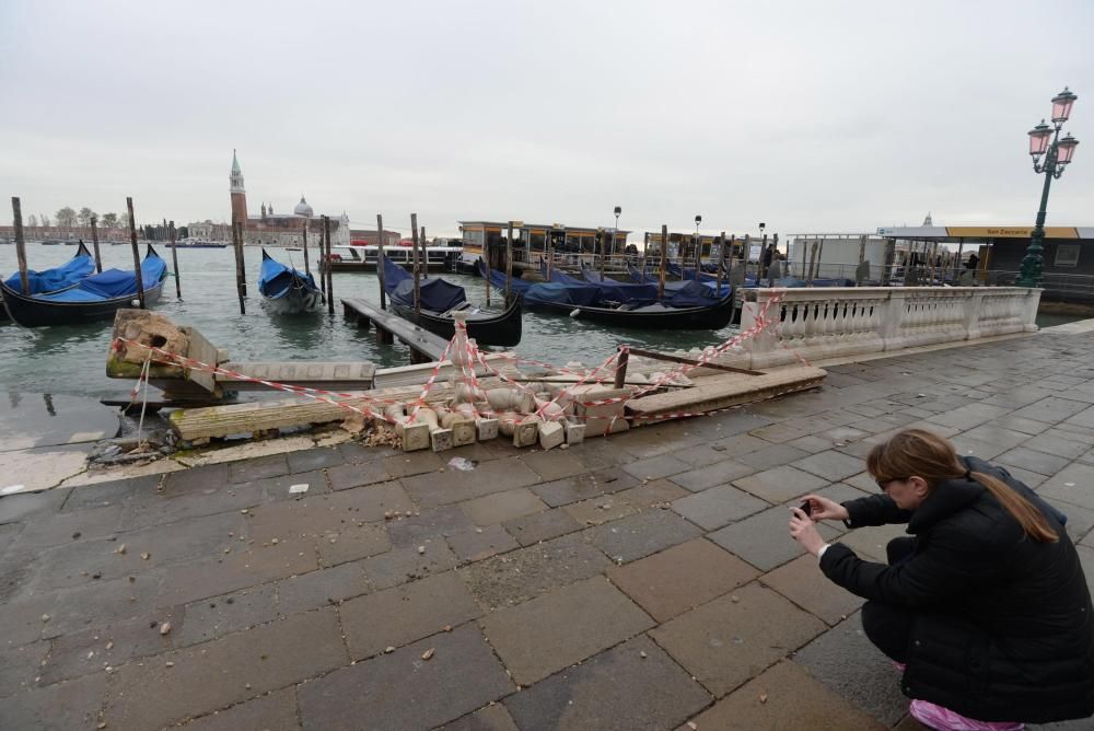 Graves inundaciones en Venecia