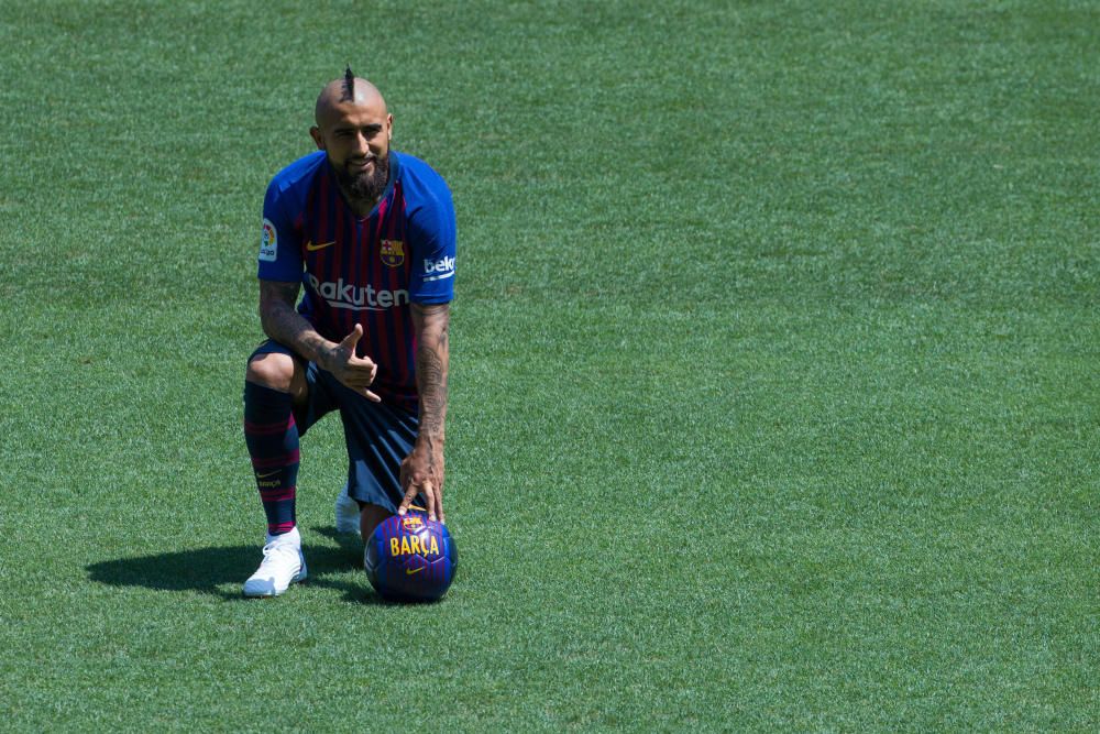 Presentació d'Arturo Vidal