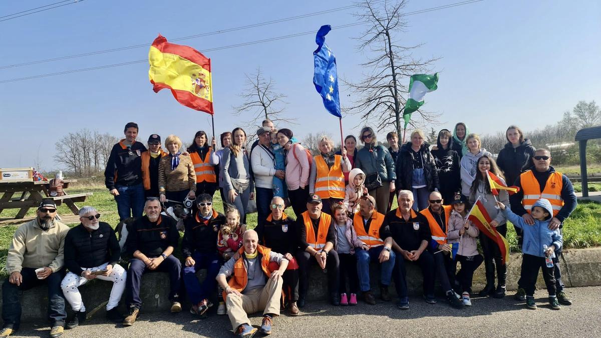 Los miembros de la travesía, ucranianos y españoles.