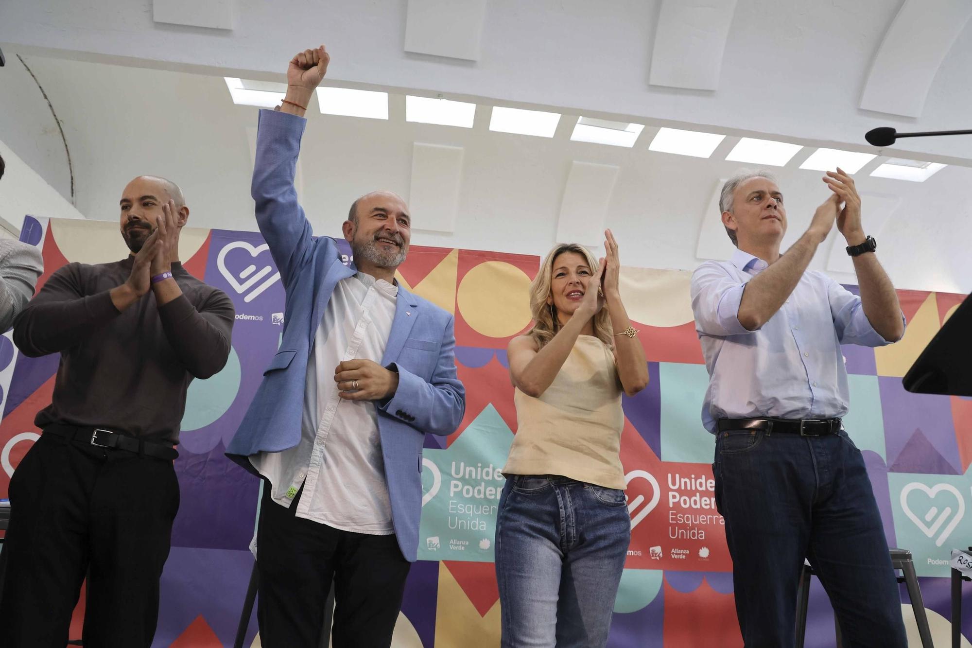 Yolanda Díaz hace campaña por Unides Podemos en Alicante