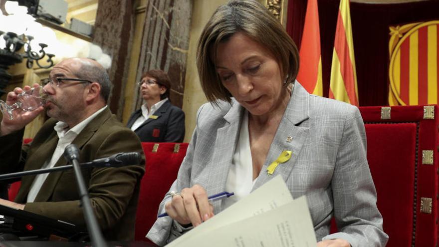 Carme Forcadell, presidenta del Parlament.