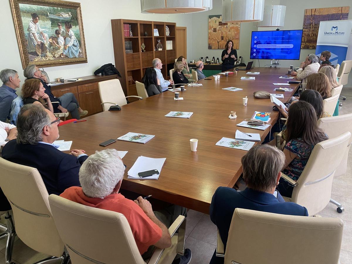 Un momento del coffetalk