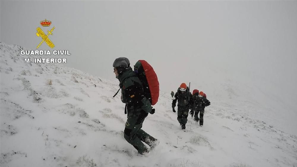 Rescate de los cuerpos de los montañeros zamoranos