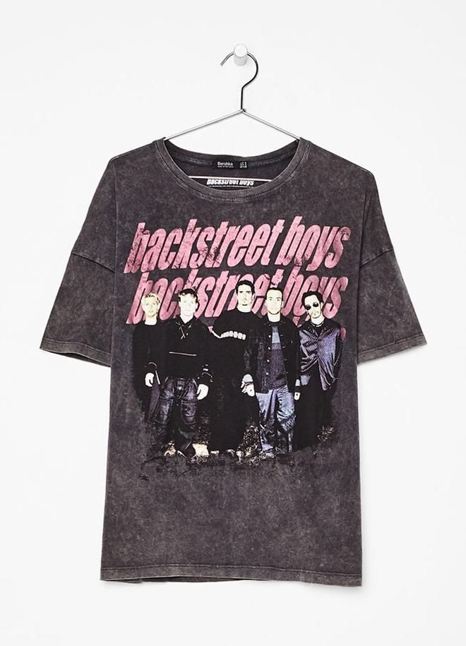 Camiseta de Bershka con el estampado de Backstreer Boys