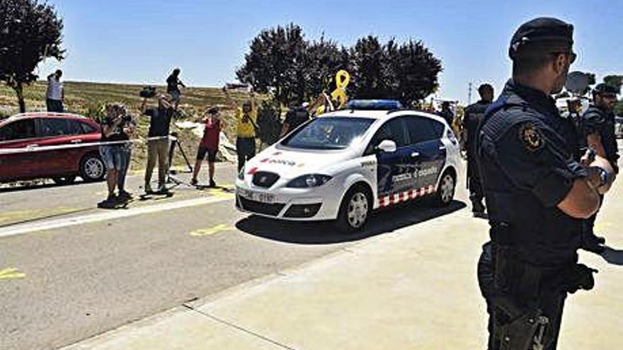 Arribada dels presos independentistes a Lledoners el juliol passat