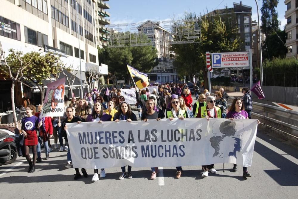 Manifestación en Murcia por el día contra la violencia de género