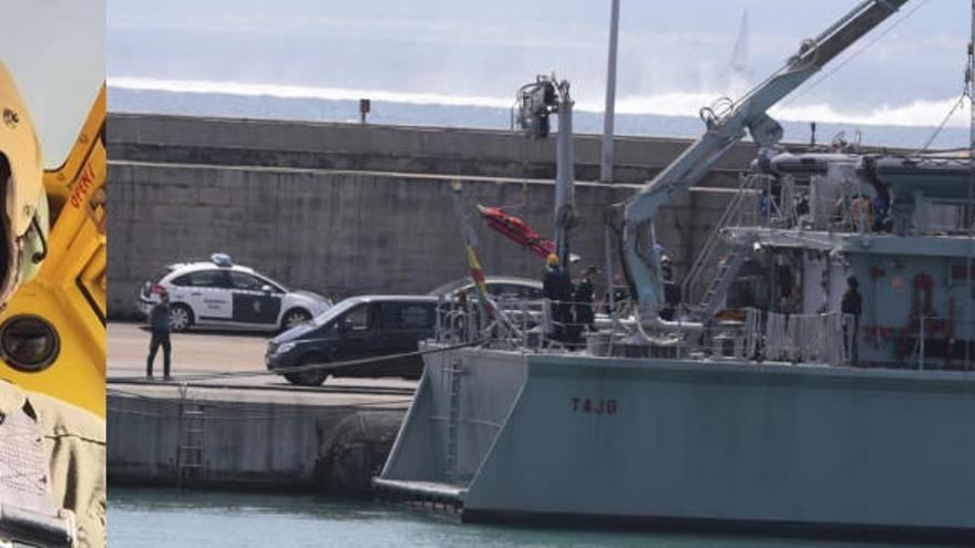 El cadáver del piloto llega al Port d&#039;Alcúdia tras ser rescatado en aguas de Pollença