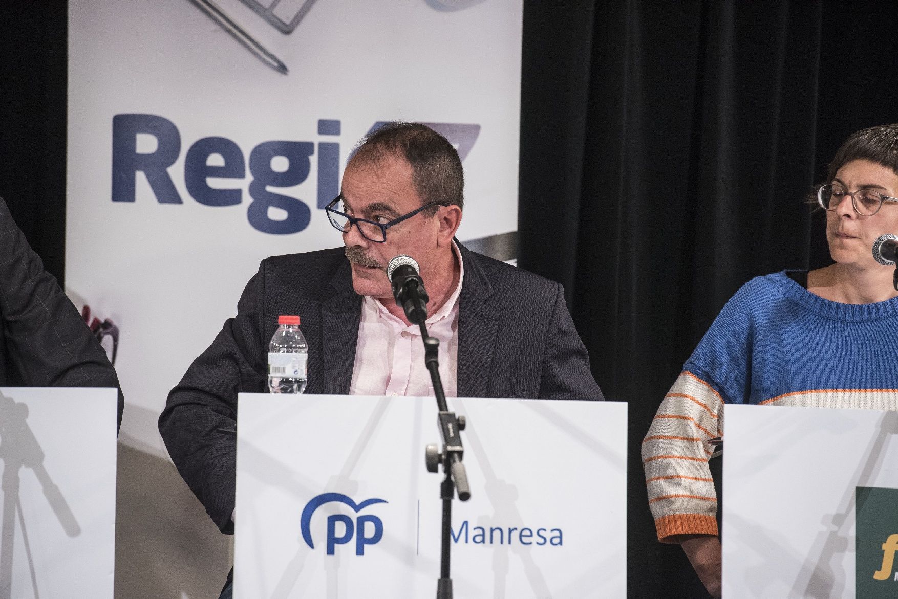 Les millors imatges del debat electoral del Col·legi de Periodistes a Manresa