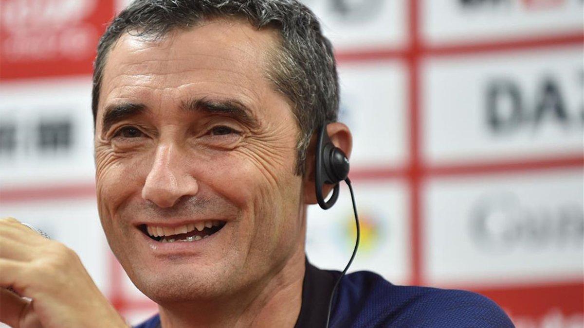 Ernesto Valverde, satisfecho con el rendimiento del equipo