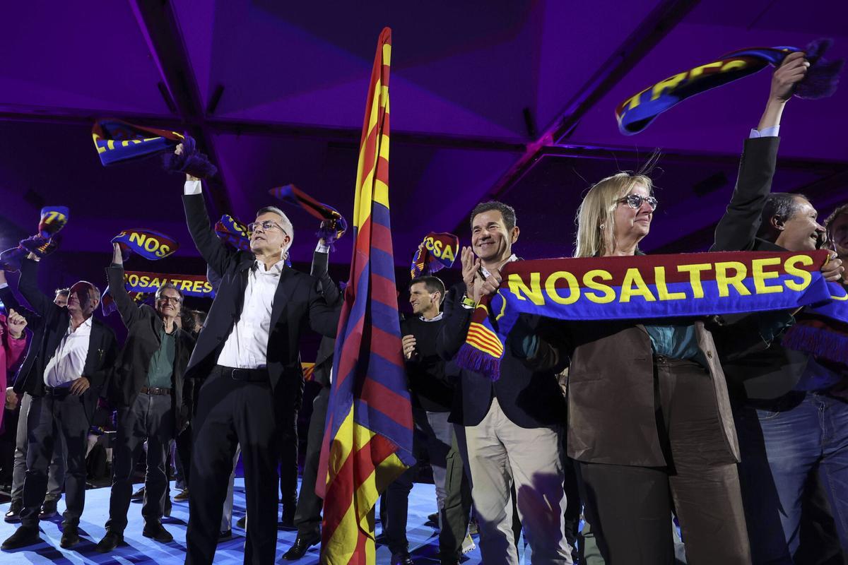 Acto de presentación de 'Nosaltres' la candidatura liderada por Víctor Font