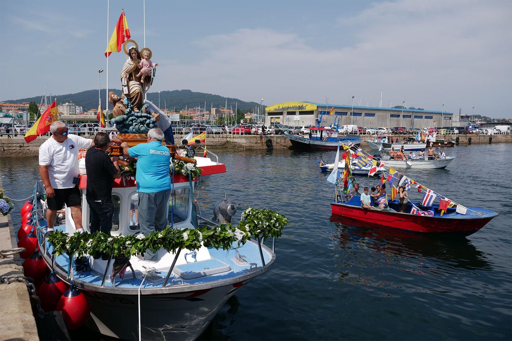 Las celebraciones de la Virgen de Carmen en Cangas