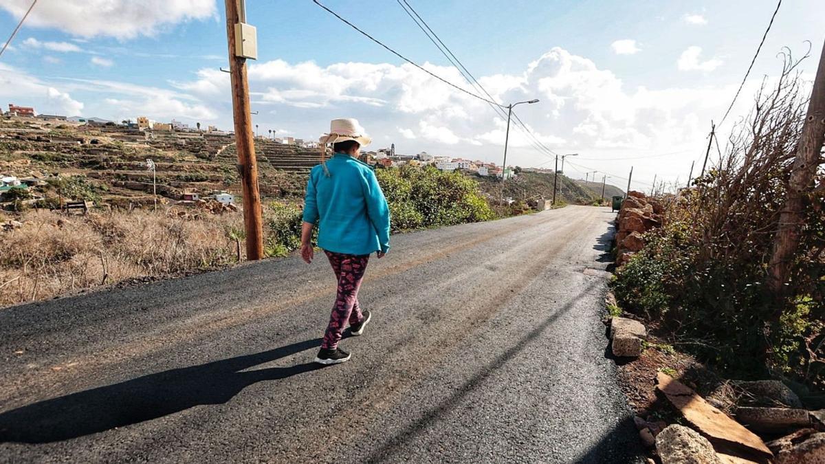 Arico concluye el reasfaltado de Lomo la Fuente y desarrolla el resto de las obras.