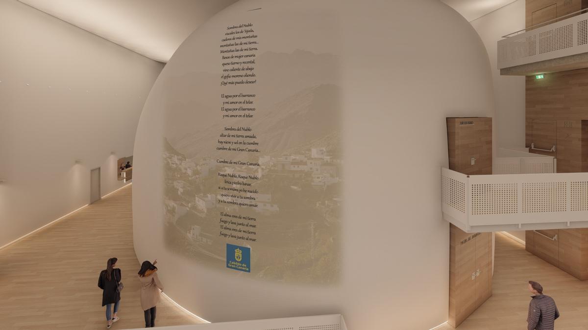 Recreación virtual del proyecto de reforma.