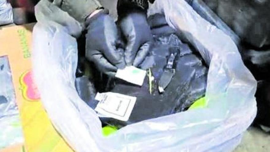 La Policía frustra el envío de 1,3 toneladas de cocaína desde Colombia al puerto de Vigo