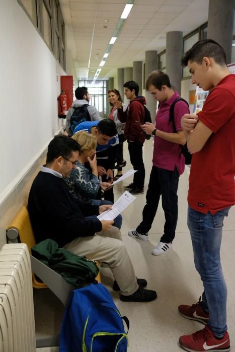 Segunda jornada de selectividad en Asturiras