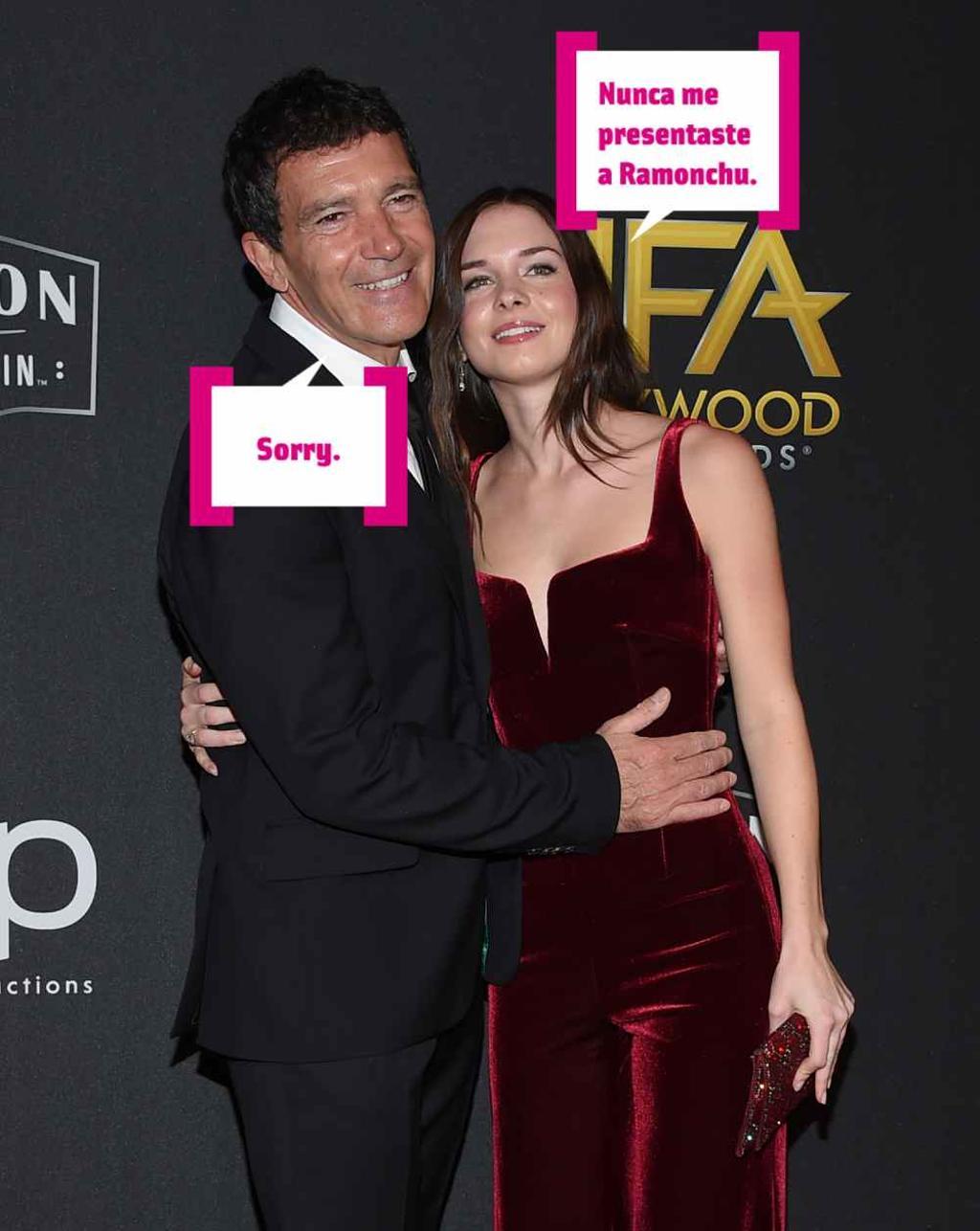 Stella del Carmen, Ramonchu y Antonio Banderas