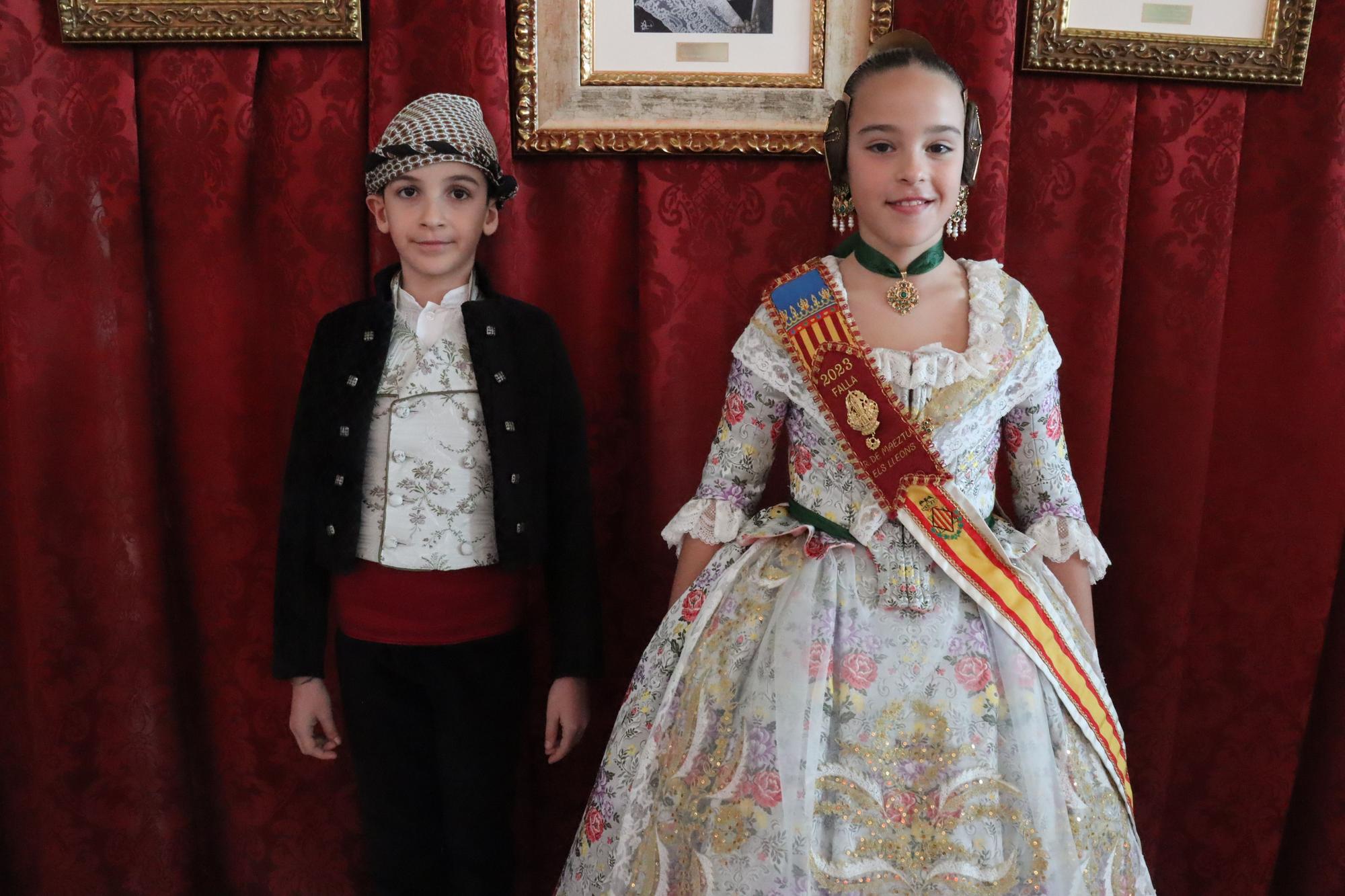 La "alfombra roja infantil" en la Exaltación de las Fallas 2023