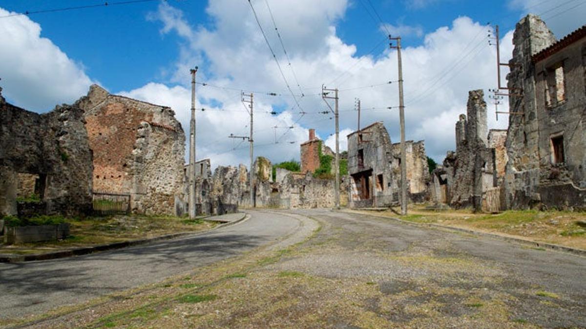 Las ruinas de Oradour-sur-Glane permanecen inalterables desde hace 70 años