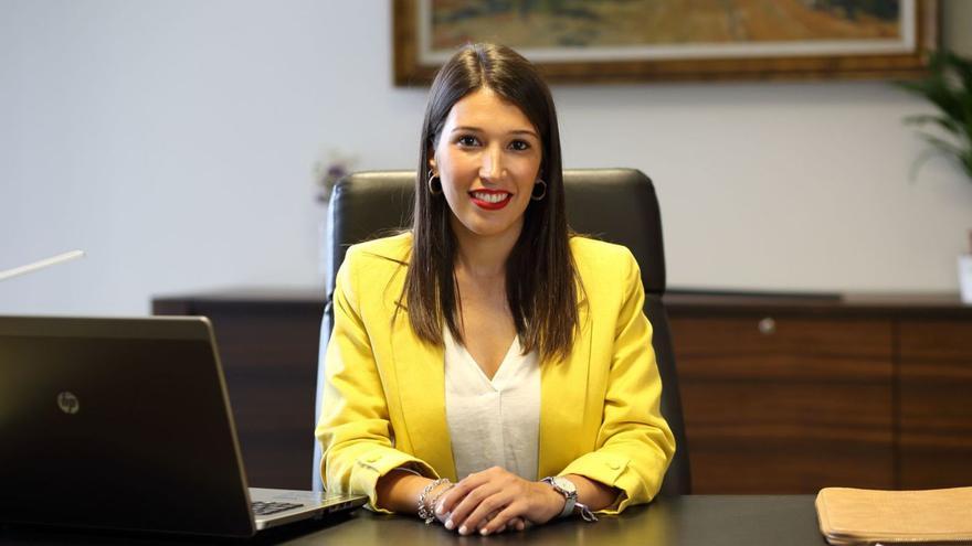 La socialista en el Ayuntamiento como alcaldesa durante los dos primeros años de legislatura. | BELLIDO