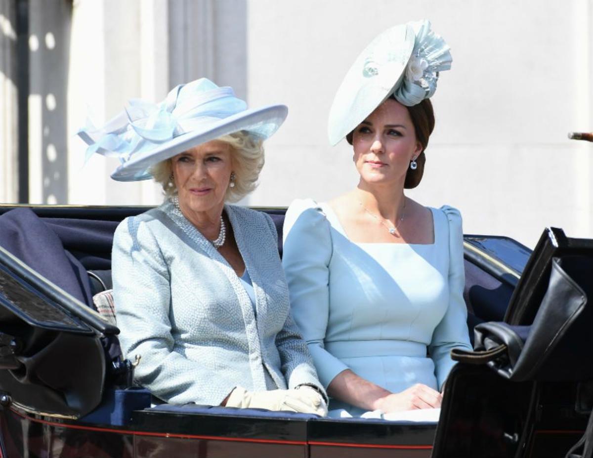 Camilla Parker y Kate Middleton en el desfile 'Trooping the color'