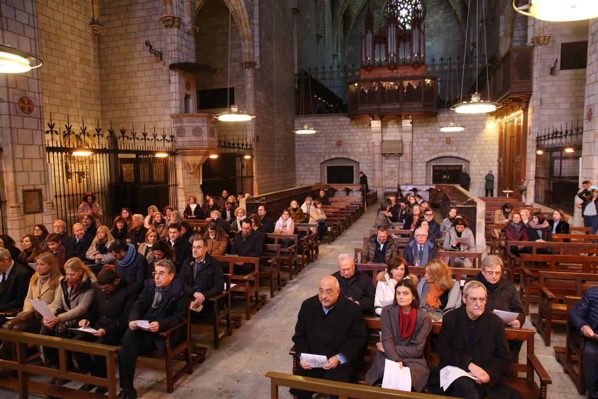 Tradicional visita de la Corporació Municipal a la Comunitat de Monges Clarisses al Reial Monestir de Santa María de Pedralbes