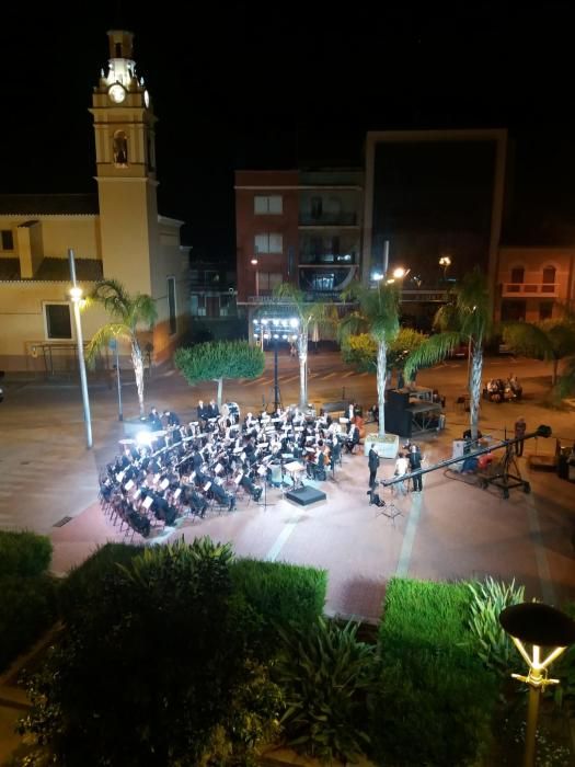 Grabación de la secuencia de la banda para el documental.