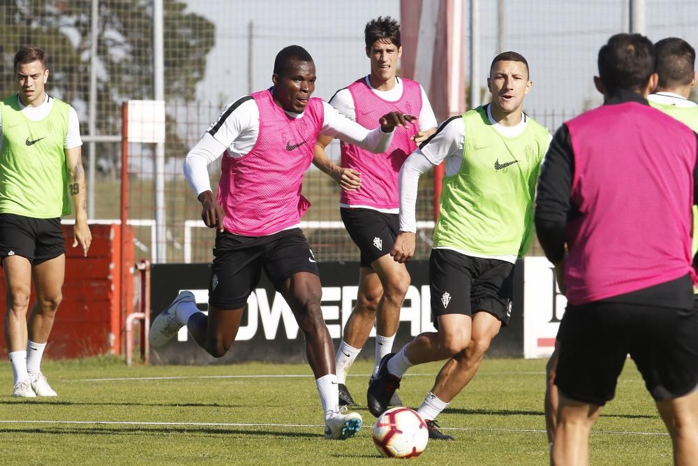 Entrenamiento del Sporting