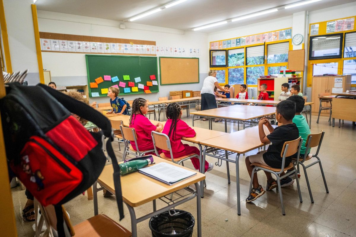 Vuelta al cole en el Institut Escola Canyelles de Barcelona