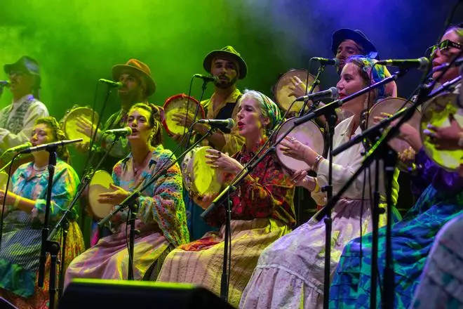 Pansenfron, en la Romería de Santa Margarita de A Coruña