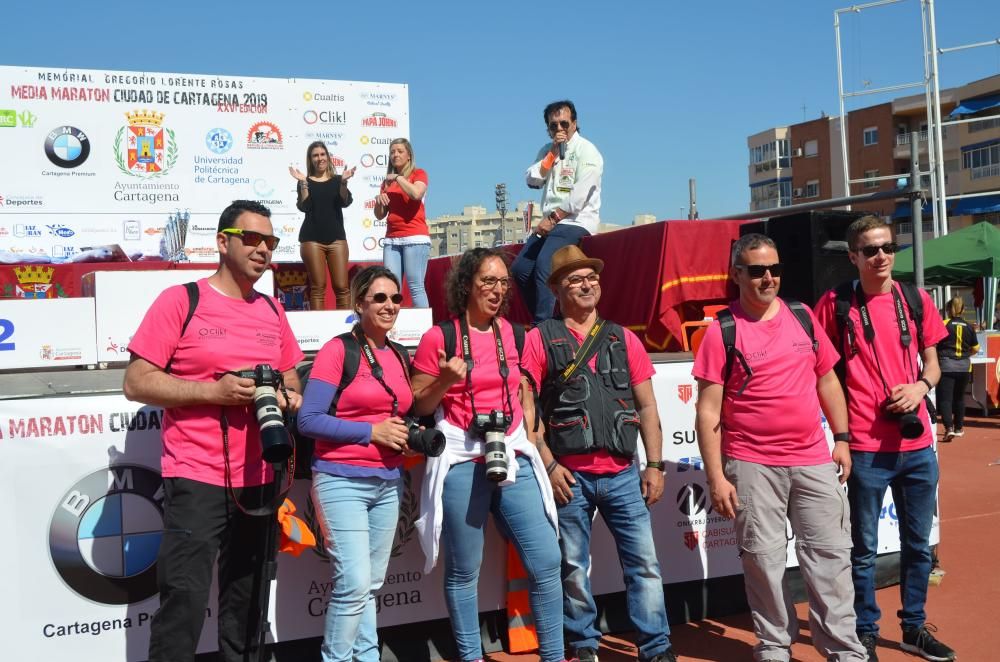 Ganadores de la Media Maratón de Cartagena