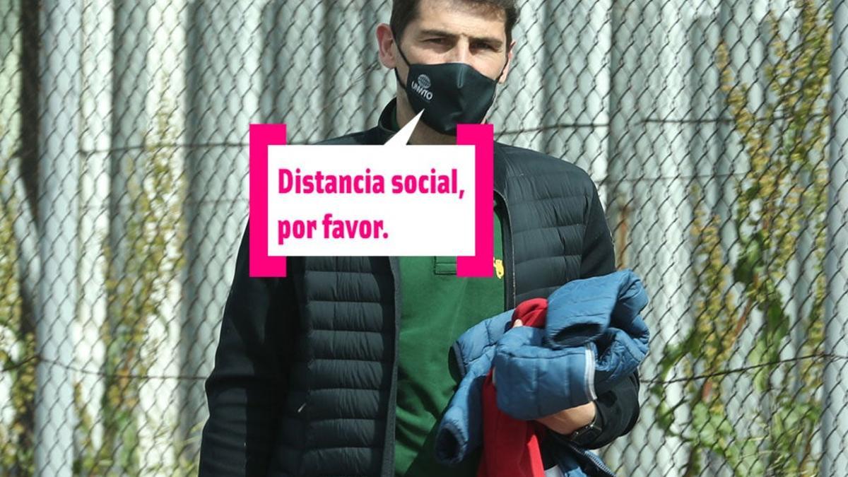 Iker Casillas, muy agarradito a otra mujer por las calles de Madrid