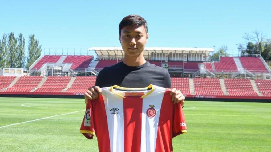 Paik Seung-ho ha trepitjat avui la gespa de l&#039;estadi de Montilivi.