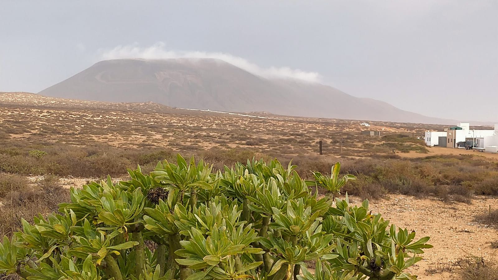 Tiempo de tormenta en La Graciosa (23/02/2022)