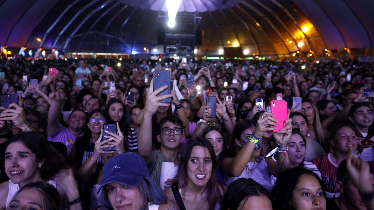 La carpa grande tendrá aforo para 20.000 personas.