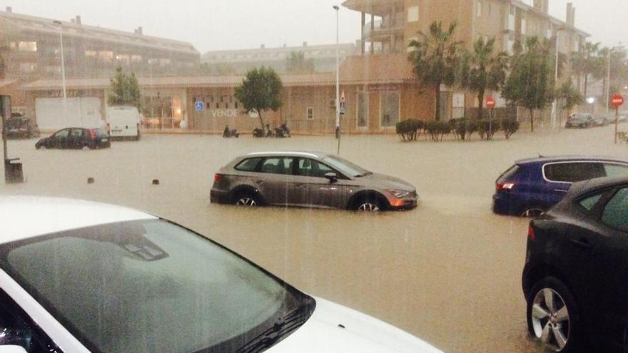 Inundaciones en Xàbia