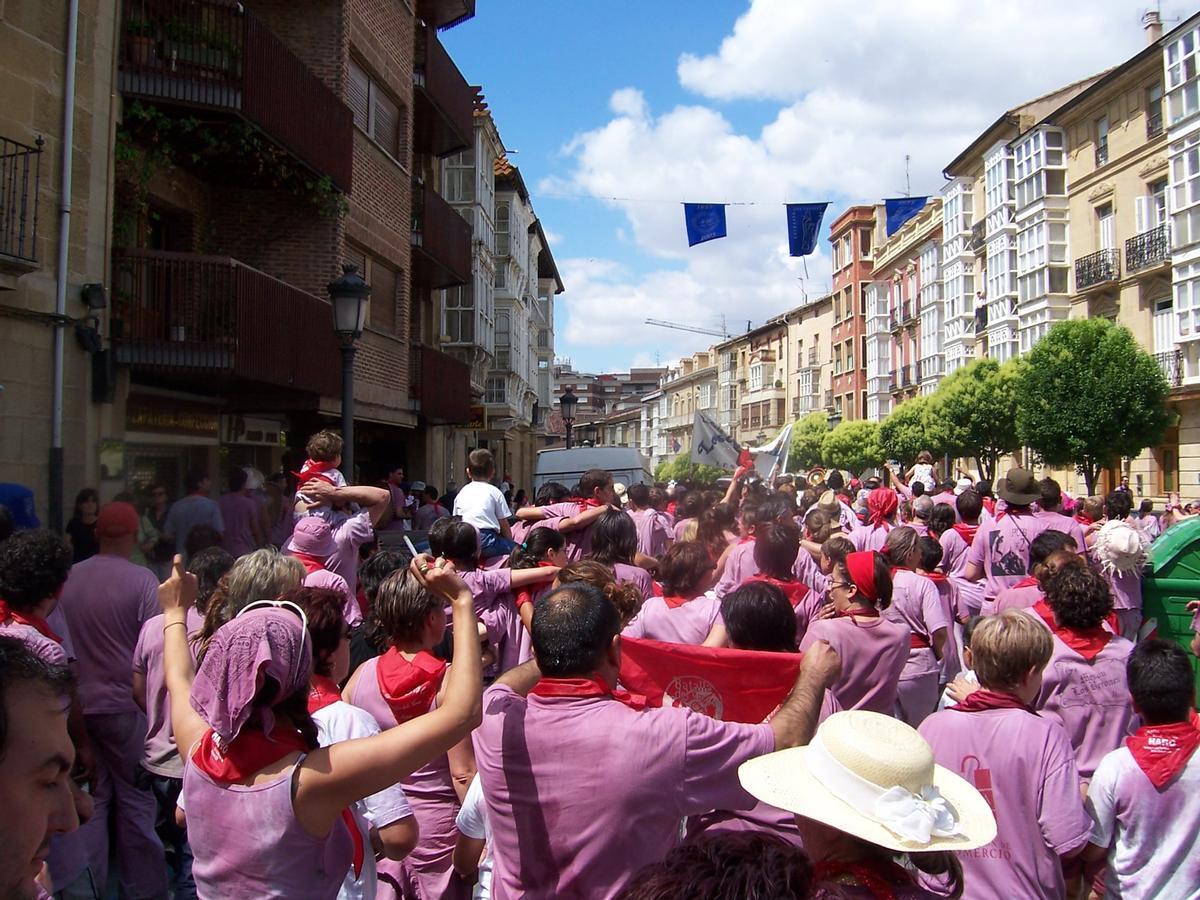 Vueltas después de batalla del vino