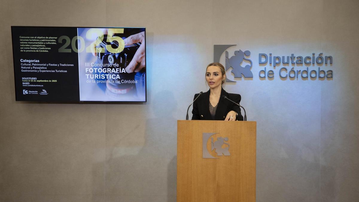 La delegada de Turismo de la Diputación de Córdoba, Narci Ruiz.