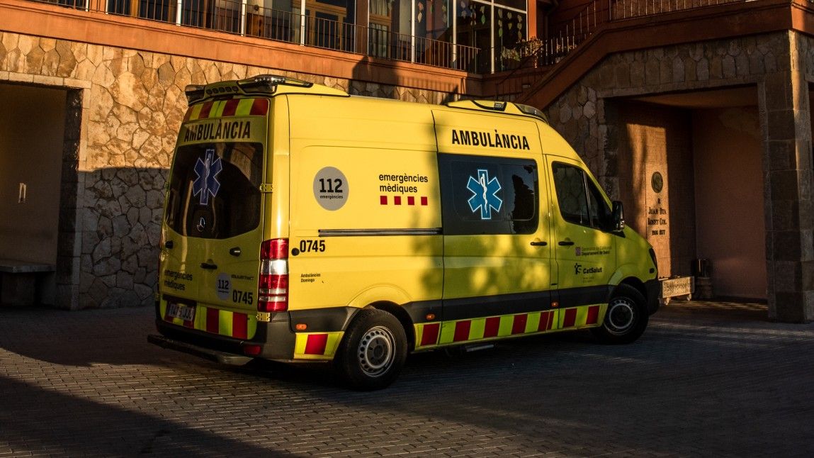 Ambulancia del Sistema d'Emergències Mèdiques (SEM) de Catalunya