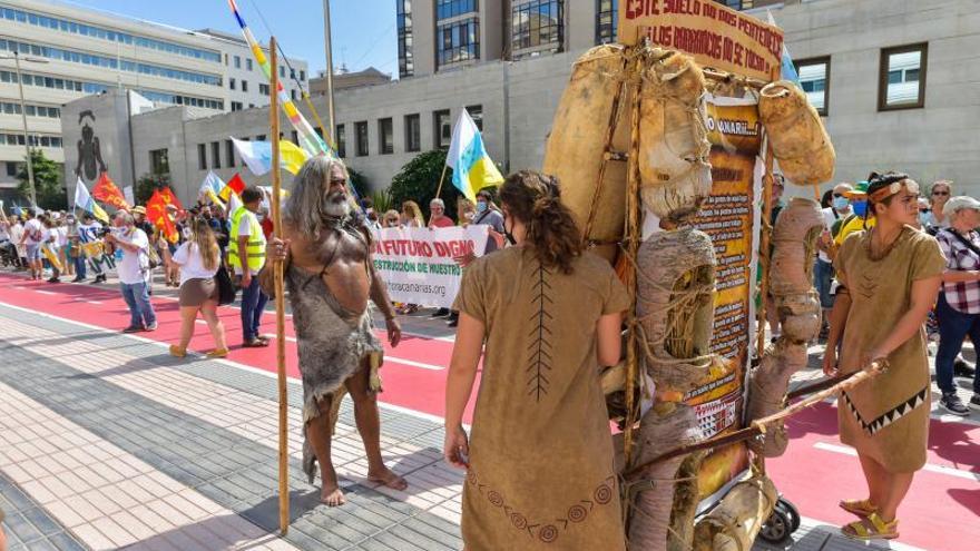 Manifestación contra Chira-Soria