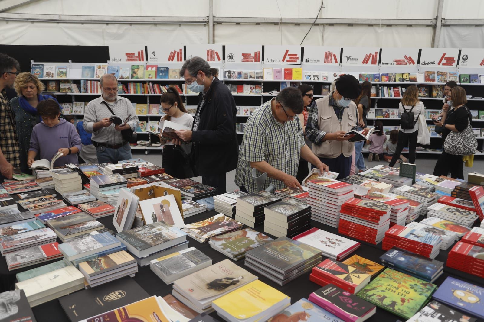 Feria del Libro en Valencia este domingo 1 de mayo