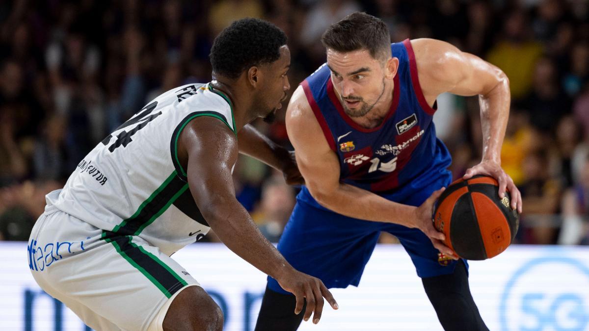 Satoransky, junto a Andrés Feliz ante la Penya