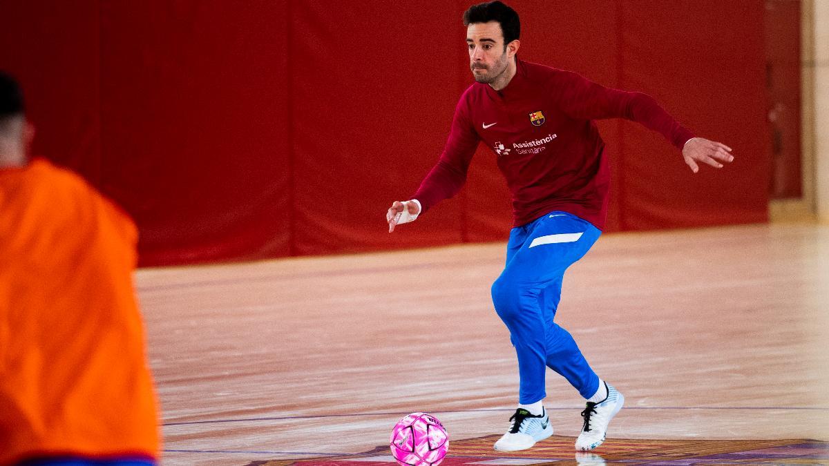 Dídac, esta semana en un entrenamiento